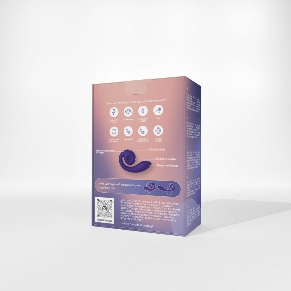 Snail Vibe Slak Vibe - Gizi Vibrator - Paars