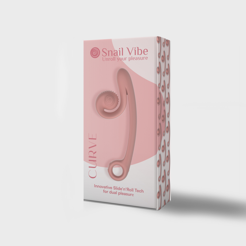Snail Vibe Snail Vibe - Curve Vibrator - Peachy Pink