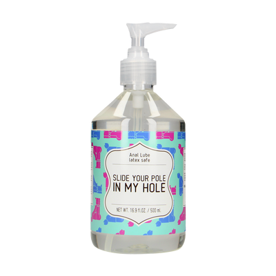 Image of S-Line by Shots Slide Your Pole In My Hole - Waterbased Lubricant - 17 fl oz / 500 ml 