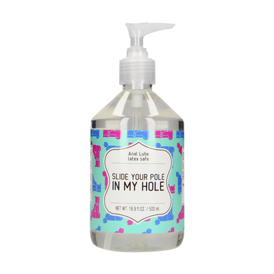 Image of S-Line by Shots Slide Your Pole In My Hole - Waterbased Lubricant - 17 fl oz / 500 ml