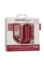 Shots Toys by Shots Wireless Vibrating G-Spot Egg - Large