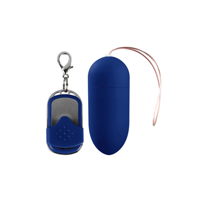 Image of Shots Toys by Shots Vibrating Egg with 10 Speeds and Remote Control - L - Blue