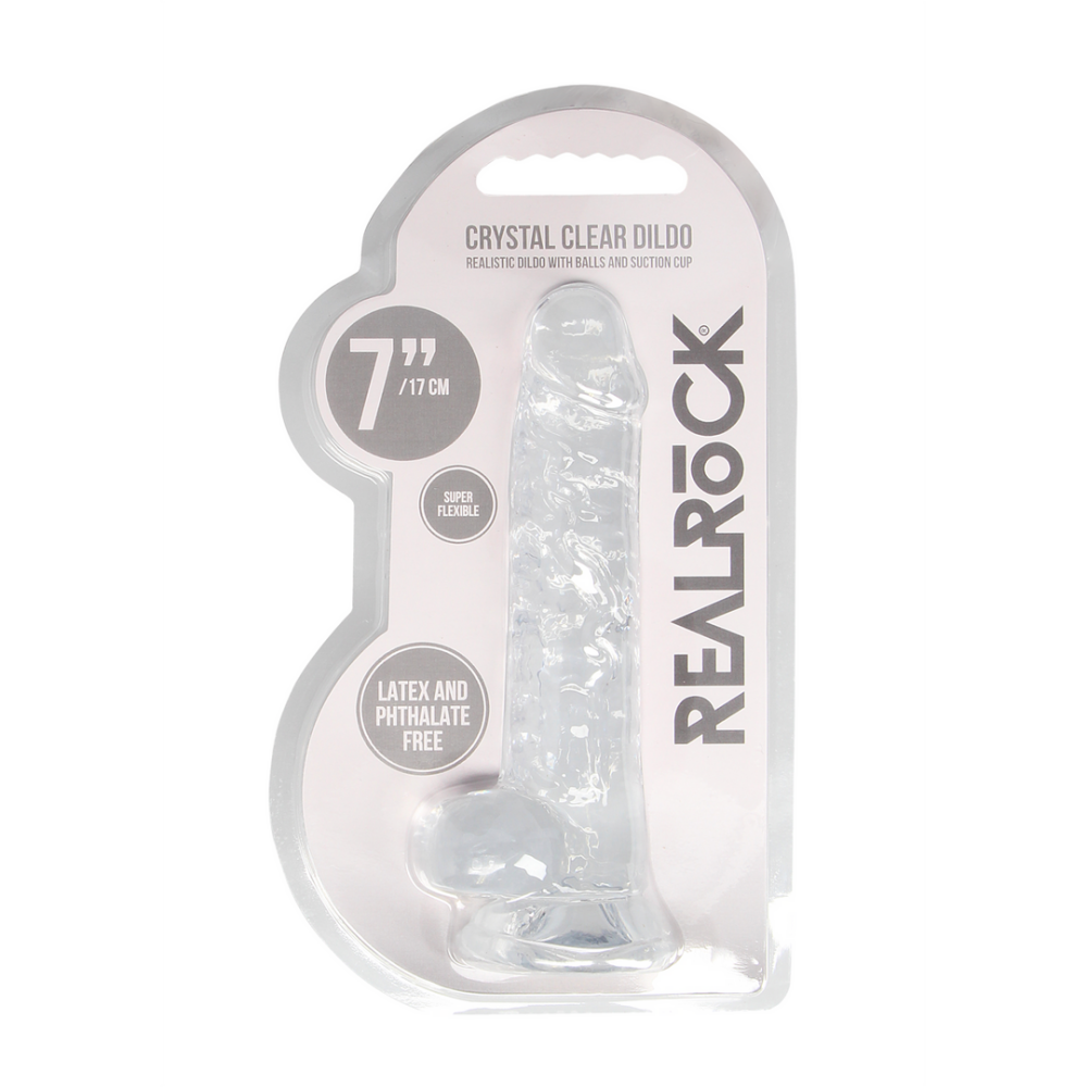 RealRock by Shots Realistic Dildo with Balls - 7 / 18 cm