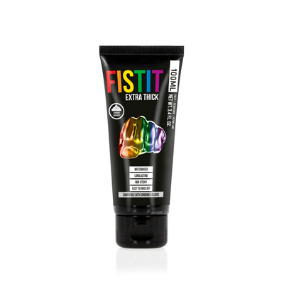 Image of Fist It by Shots Extra Thick Lubricant - Rainbow - 3.4 fl oz / 100 ml 