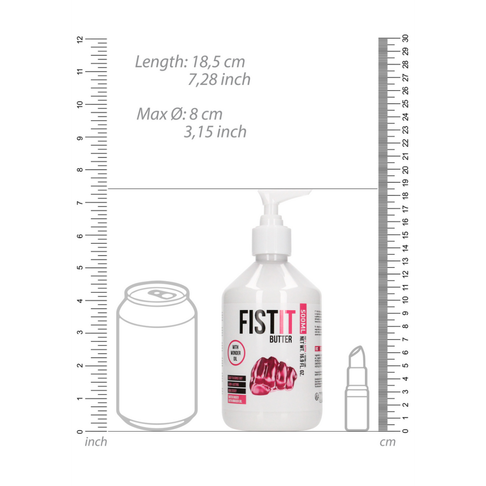 Fist It by Shots Waterbased Sliding Butter - 17 fl oz / 500 ml - Pump