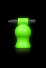 Ouch! by Shots Vibrating Head Masturbator - Glow in the Dark