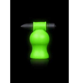 Ouch! by Shots Vibrerende Hoofd Masturbator - Glow in the Dark