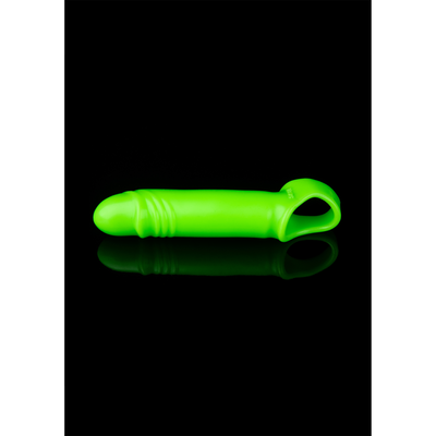 Image of Ouch! by Shots Smooth, Stretchable Penis Sheath - Glow in the Dark