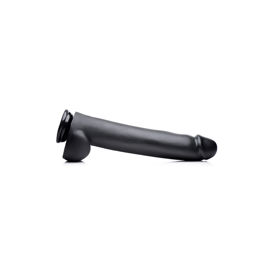 XR Brands The Master - Dildo with Suction Cup - Black