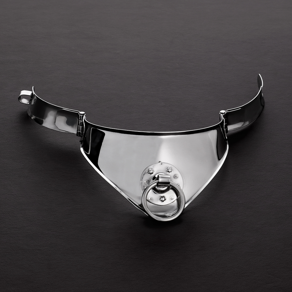 Steel by Shots Cleopatra Collar with Ring - 13.5 / 34 cm