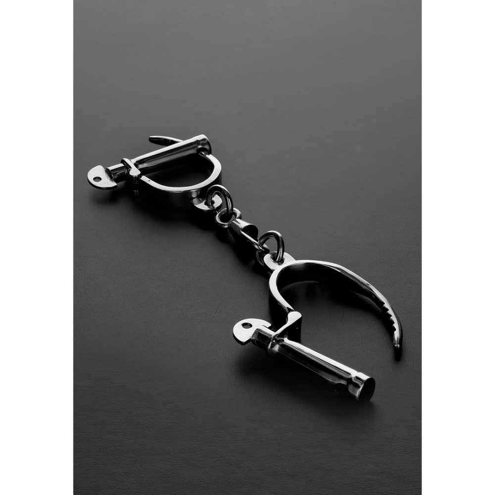 Steel by Shots Adjustable Darby Style Handcuffs