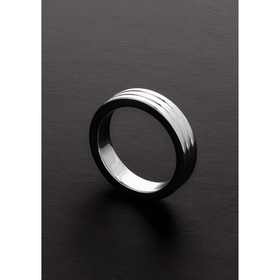 Image of Steel by Shots Ribbed C-Ring - 0.4 x 1.8 / 10 x 45 mm