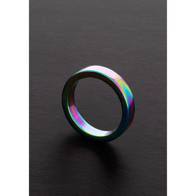 Image of Steel by Shots Rainbow Flat C-Ring - 0.3 x 1.8 / 8 x 45 mm