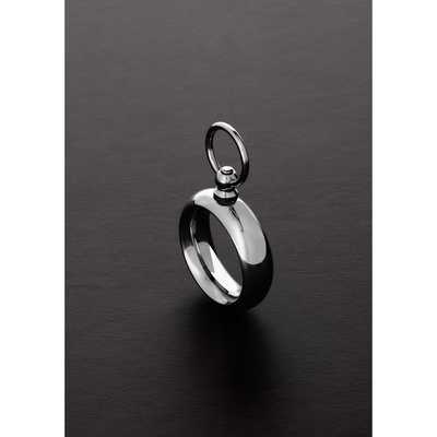 Image of Steel by Shots Donut Ring with O-ring - 0.6 x 0.3 x 35 / 15 x 8 x 35 mm