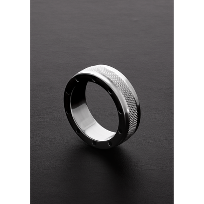 Image of Steel by Shots COOL and KNURL C-Ring - 0.6 x 1.8 / 15 x 45 mm