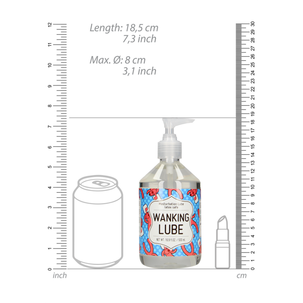 S-Line by Shots WANKING LUBE - Masturbation Lubricant - 17 fl oz / 500 ml