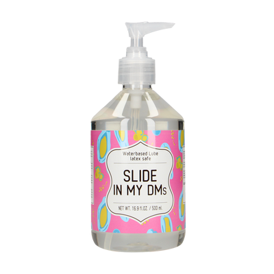 Image of S-Line by Shots Slide In My DMs - Waterbased Lubricant - 17 fl oz / 500 ml 
