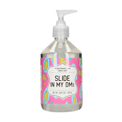 Image of S-Line by Shots Slide In My DMs - Waterbased Lubricant - 17 fl oz / 500 ml