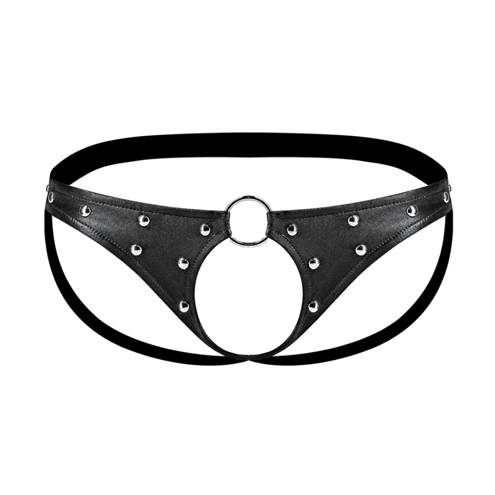 Male Power Cyclops - Crotchless Jock - L/XL - Black