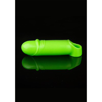 Image of Ouch! by Shots Smooth Thick Stretchy Penis Sheath - Glow in the Dark