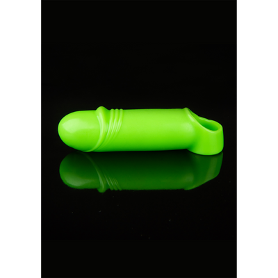 Image of Ouch! by Shots Smooth Thick Stretchy Penis Sheath - Glow in the Dark