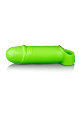 Ouch! by Shots Smooth Thick Stretchy Penis Sheath - Glow in the Dark
