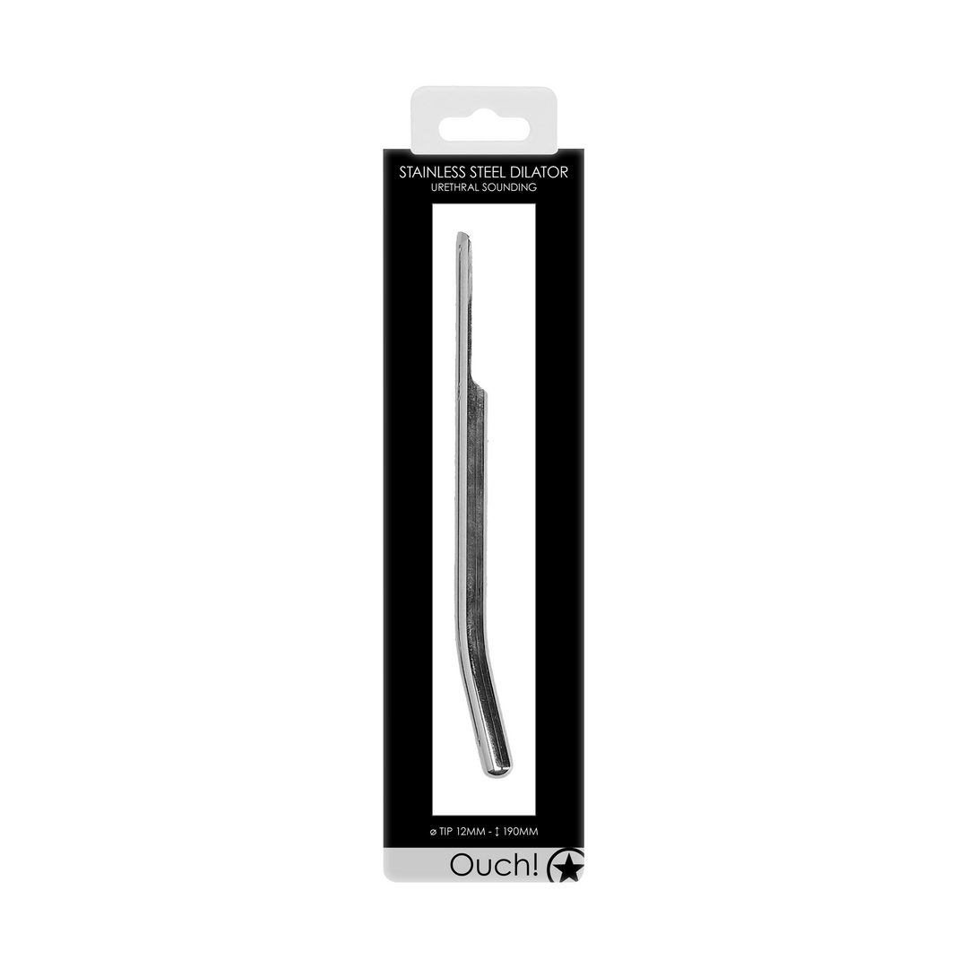 Ouch! by Shots Stainless Steel Dilator - 0.5 / 12 mm