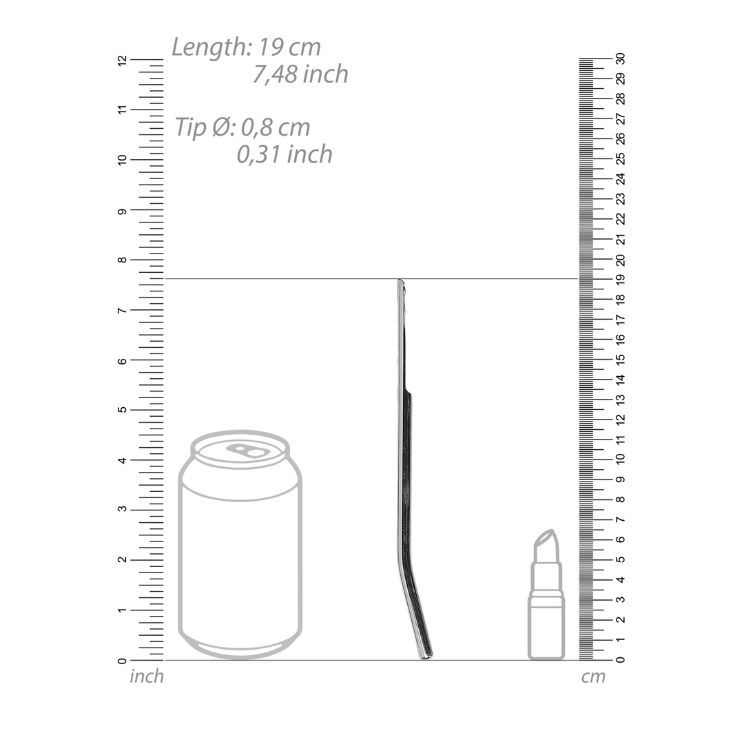Ouch! by Shots RVS Dilator - 0,3 / 8 mm