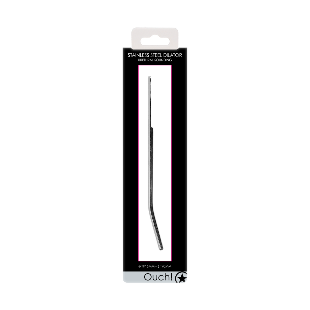 Ouch! by Shots Stainless Steel Dilator - 0.2 / 6 mm