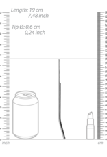 Ouch! by Shots Roestvrijstalen dilator - 0,2 / 6 mm