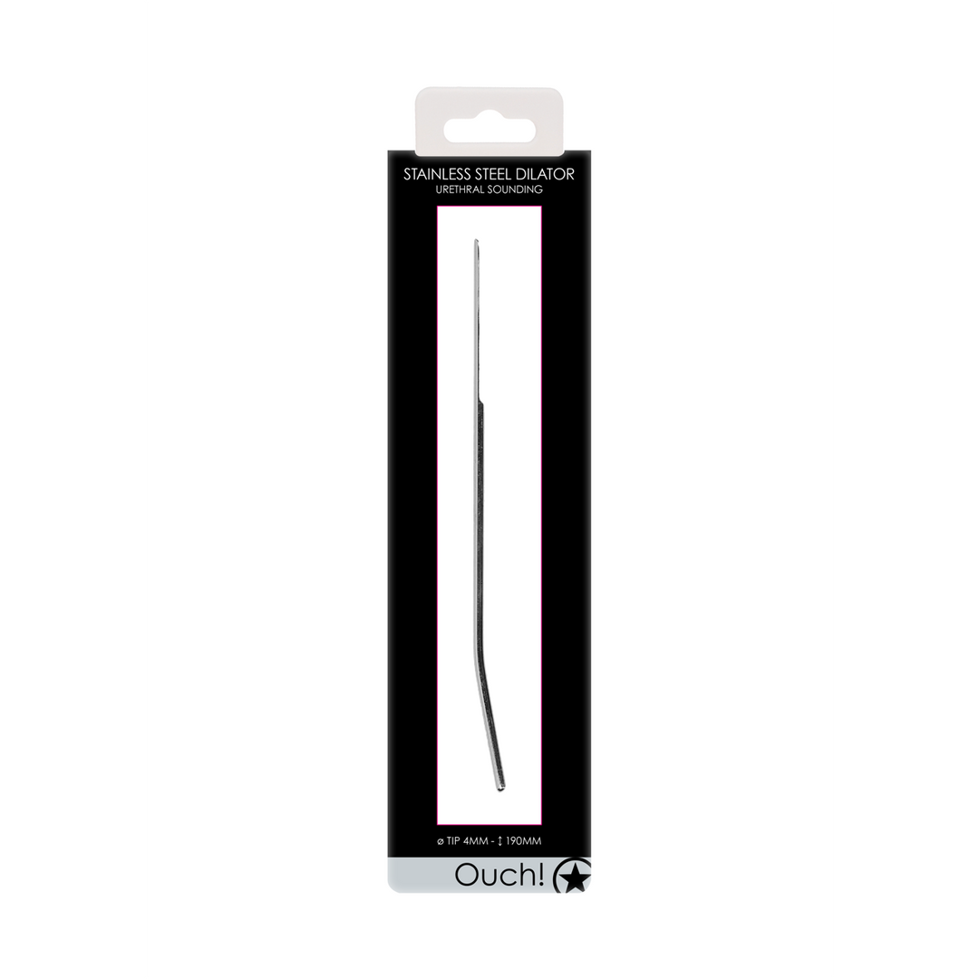 Ouch! by Shots Stainless Steel Dilator - 0.2 / 4 mm