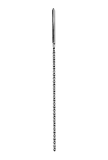 Ouch! by Shots Stainless Steel Ribbed Dilator - 0.2 / 6 mm