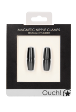 Ouch! by Shots Magnetic Nipple Clamps Sensual Cylinder