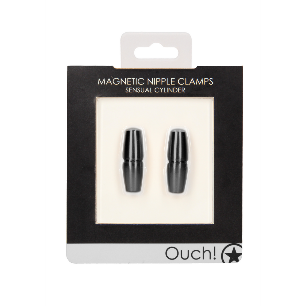 Ouch! by Shots Magnetic Nipple Clamps Sensual Cylinder