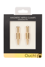 Ouch! by Shots Magnetic Nipple Clamps Diamond Pin