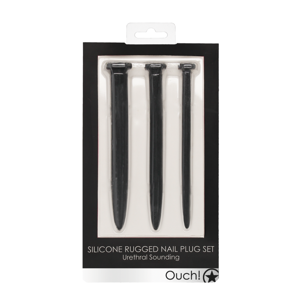 Ouch! by Shots Silicone Rugged Nail Plug Set