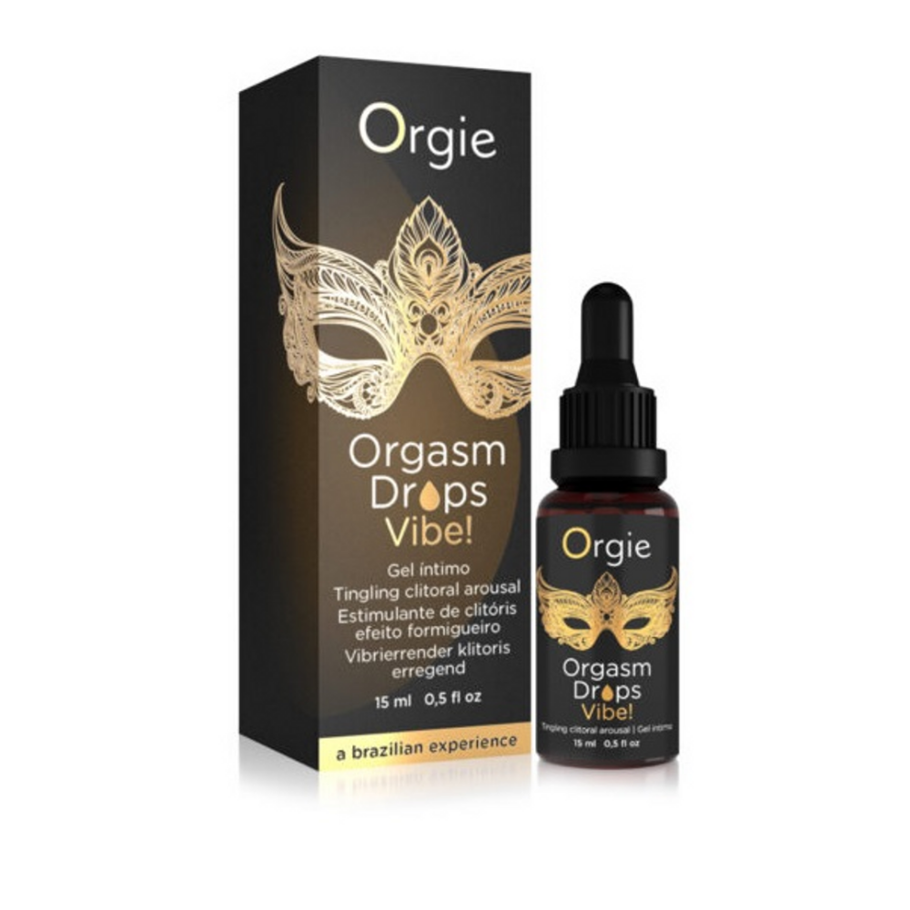 Orgie Orgasm Drops Vibe! - Stimulating Drops - 0.5 fl oz / 15 ml