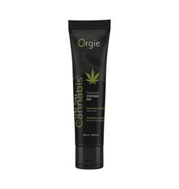 Orgie Lube Tube Cannabis - Waterbased Lubricant - 3 fl oz / 100 ml