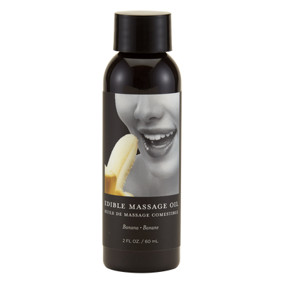 Image of Earthly body Banana Edible Massage Oil - 2 fl oz / 60 ml