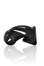 ManCage by Shots Model 27 - Ultra Soft Silicone Chastity Cage - Black