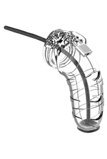 ManCage by Shots Model 17 Chastity Cock Cage with Urethral Sounding - 5.5 / 14 cm