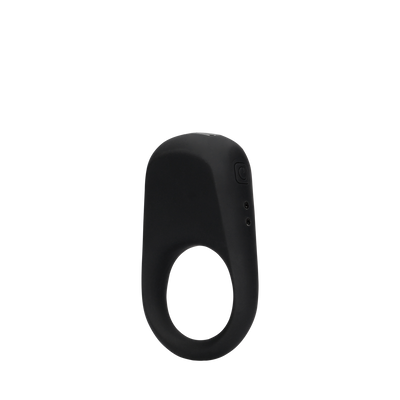 Image of Loveline by Shots Vibrating Cock Ring - Licorice Black 