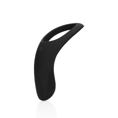 Image of Loveline by Shots Pointed Vibrating Cock Ring - Licorice Black 