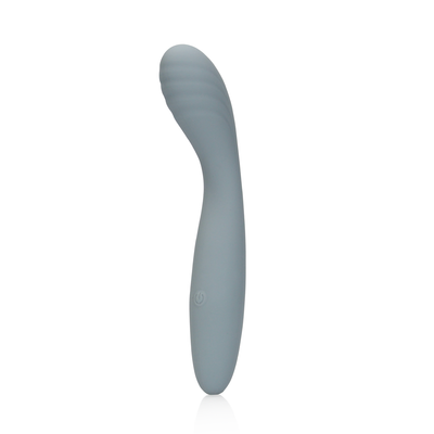 Image of Loveline by Shots Ultra Soft Silicone G-Spot Vibrator - Basalt Grey