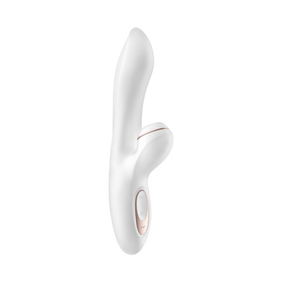 Image of Pro Plus - G-Spot Air Pulse Stimulator and Vibration - White/Rose Gold