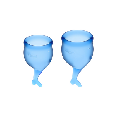 Image of Voel je veilig - Menstruatiecup - Blauw