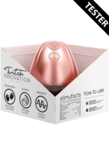 Innovation by Shots Twitch Hands - Free Suction  Vibration Toy - Rose - Tester