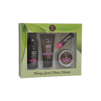 Earthly body Hemp Seed Mini Mania Travel Set