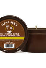Earthly body Nag Champa Massage Candle - 6 oz / 170 gr