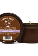 Earthly body Lavender Massage Candle - 6 oz / 170 gr